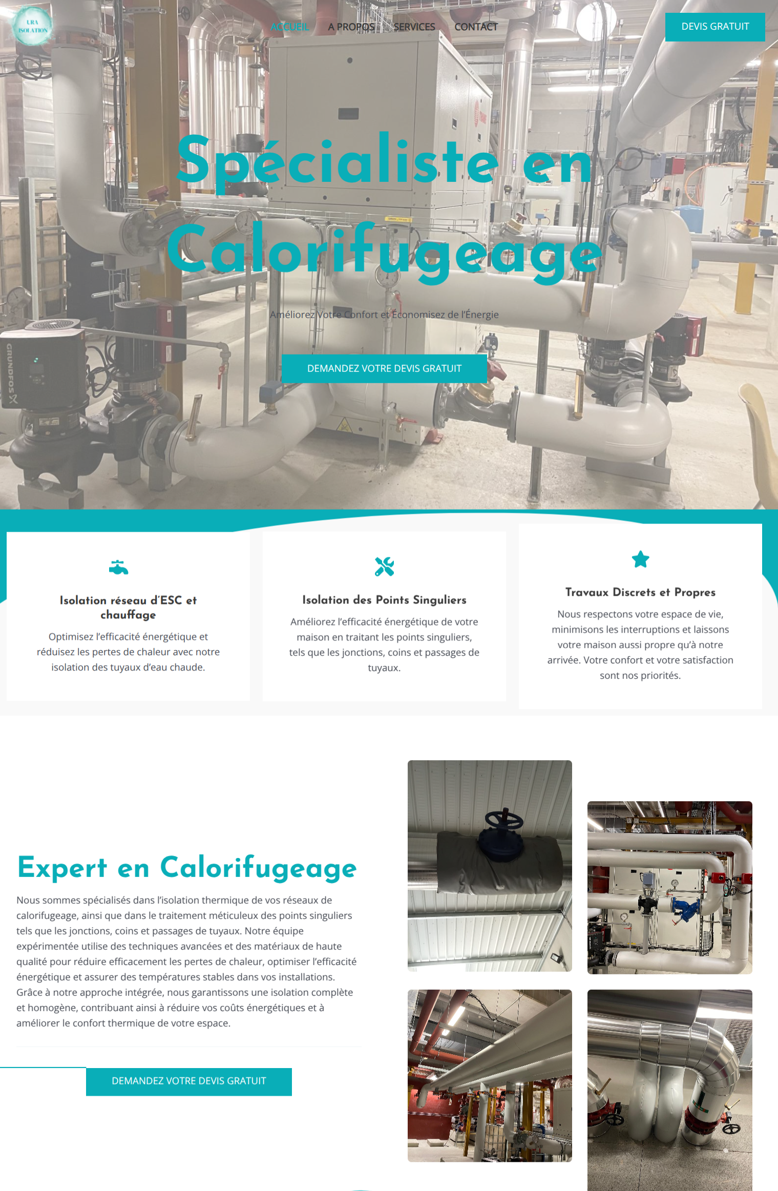 URA Isolation Website