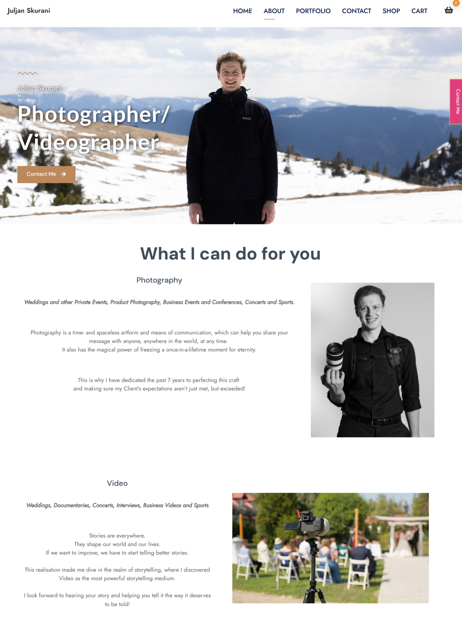 Juljan Skurani Website