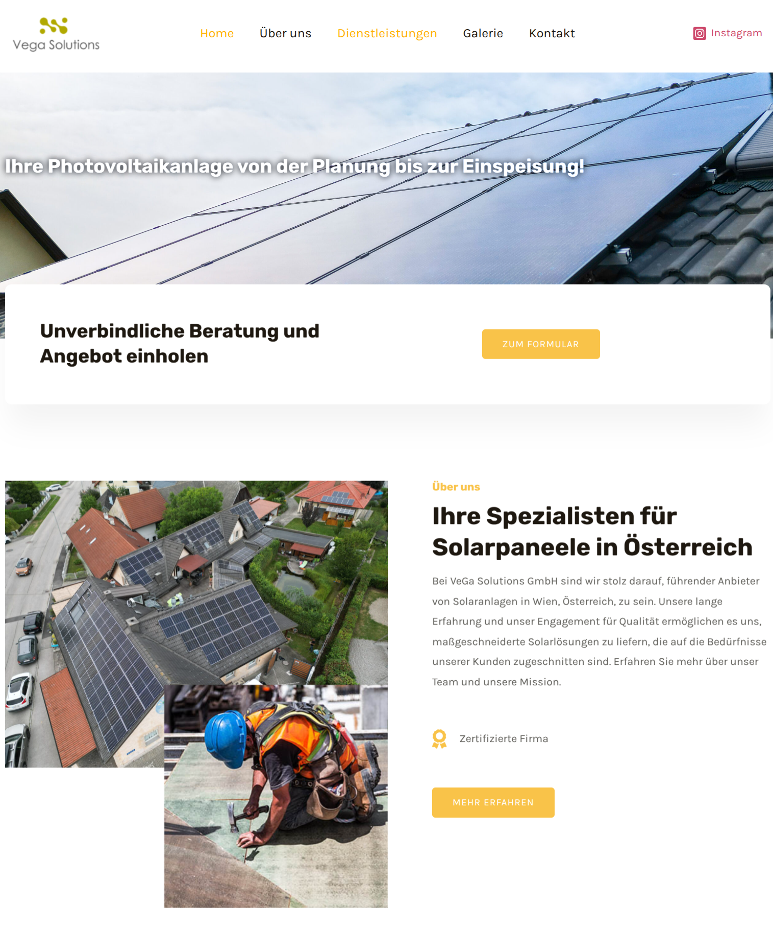 Vegasolutions Website